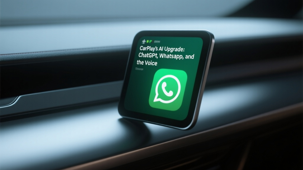 CarPlay’s AI Upgrade: ChatGPT, WhatsApp, and the Voice Bot Reality