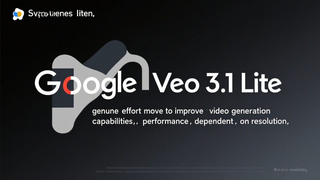Google Veo 3.1 Lite
