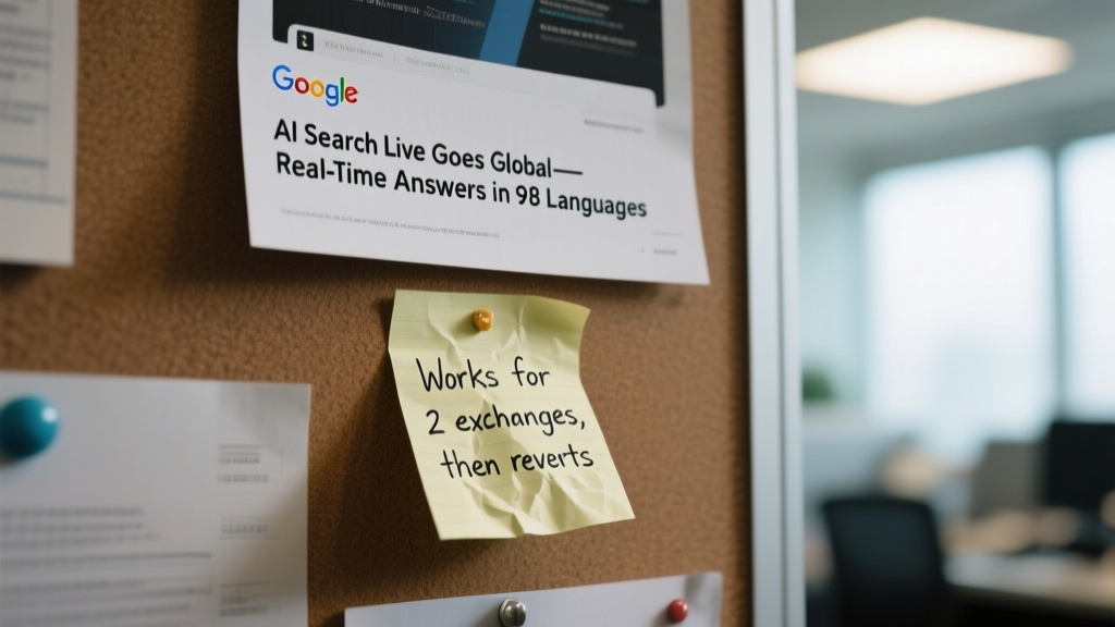 Google’s AI Search Live goes global—but is it live yet?