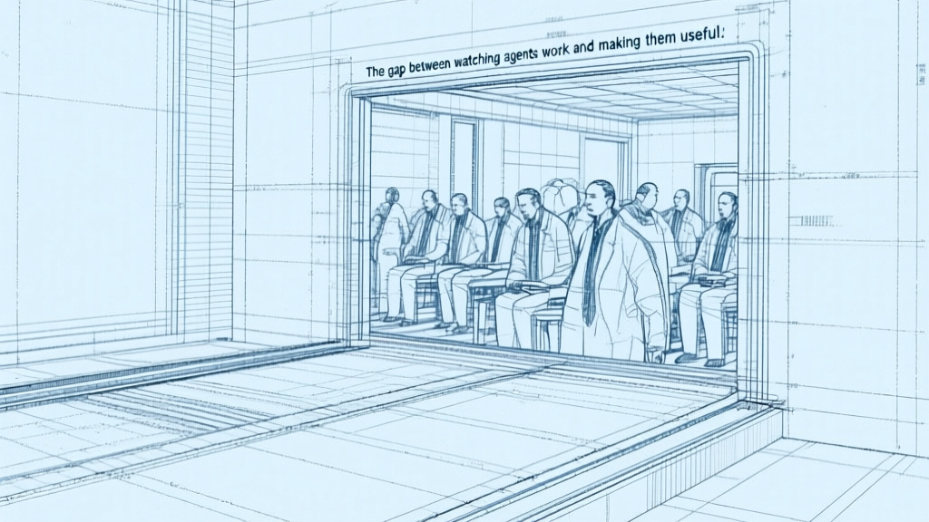 The gap between watching agents work and making them useful